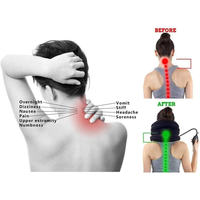 Dispositif de traction cervicale gonflable, étireur cervical en plastique, portable, confortable, soulagement de la douleur chronique au cou, utilisation hospitalière, taille unique
