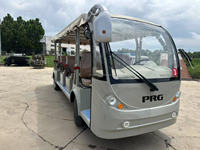 Bus de tourisme électrique de luxe Renqi pour aéroport et excursions familiales, couleur personnalisée, moteur 4-7,5 kW, 10-14 places