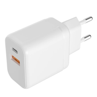 Chargeur mural PUJIMAX 20W à vente rapide, type C 5V/3A, adaptateur USB A de voyage pour téléphones, montres connectées, chargeur rapide portable mini