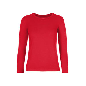 Camiseta Térmica de Manga Larga para Mujer, Doble Capa, Ecológica, 100% Algodón, Tejido Cálido para Primavera/Verano, Opaca, Corte Modesto - Product Image 1