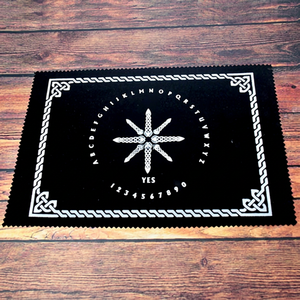 Tapis de pendule de symbole eltique C du principal fournisseur indien en gros Veet Tarot nappe Divination Tarot sculpté Feng Shui Agate - Product Image 1
