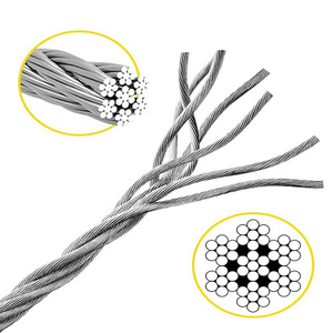 EKOO 1/8 Inch Easy-to-Install Stainless Steel <strong>Cable</strong> 7*7 Strand Construction Wire Rope for Deck <strong>Cable</strong> Railing System - Product Image 6