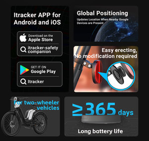 Perangkat Pelacak LOGO Kustom Nirkabel Anti Hilang dengan <span class=keywords><strong>Alarm</strong></span> untuk IOS Android - Product Image 4