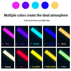 Светодиодный светильник CE UL из железа, черный корпус, бесшовное линейное соединение, для офиса, современный дизайн, с регулировкой яркости, Gmy - Product Image 6