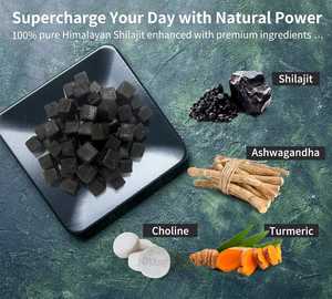 Oazvita Himalayan Shilajit gommoso puro Private Label integratore con Ashwaganda all'ingrosso zucchero senza zucchero Shilajit Gummies OEM - Product Image 6