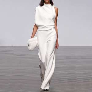 white formal jumpsuits