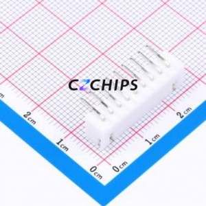 WAFER-XH2.54-9PWZ Wire-to-Board Pin Header Bent Lead Through Hole,P=2.5mm Connector 1x9P 2.5mm Right Angle Insert XH - Product Image 2