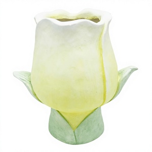 Macetas Modernas de Resina Esmaltada para Suculentas, Macetas Tipo Tulipán para Decoración del Hogar, Ideas de Regalo para <span class=keywords><strong>Plantas</strong></span> <span class=keywords><strong>en</strong></span> Maceta - Product Image 1