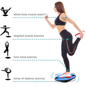 Planche d'équilibre en plastique pour yoga, thérapie physique, bureau debout, entraînement du tronc, entraînement à domicile - Product Image 3