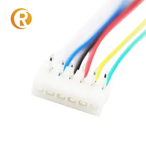 JST XHP 3 4 5P 2.54MM pitch connector male or female UL 1007 24 26 28 AWG wire harness and cable assembly