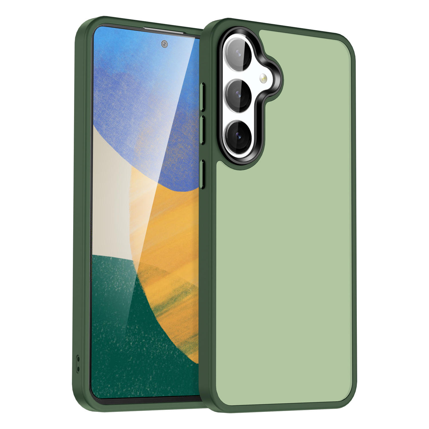 สีเขียว