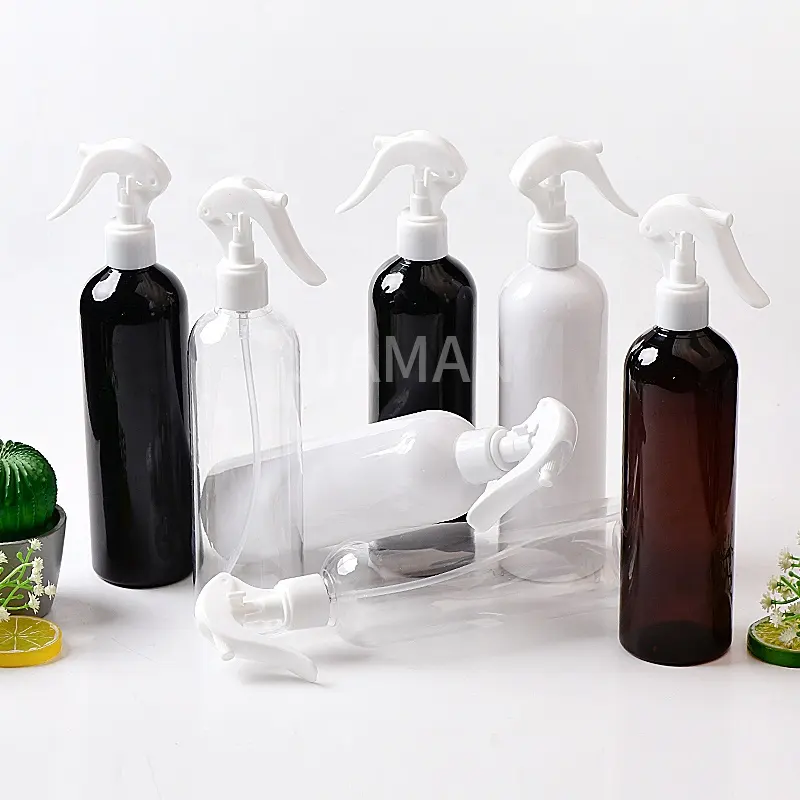 निर्माता हाजिर दौर कंधे पतला 400ml स्पष्ट प्लास्टिक की बोतल छोटे माउस स्प्रे बोतल पीईटी छोटे पानी कर सकते हैं