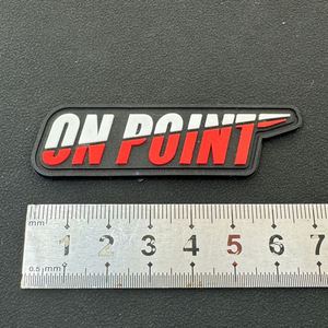 Custom Brand logo PVC Silicone Rubber Patches With Hook and Loop Backing for <b>Clothes</b> - Product Image 3