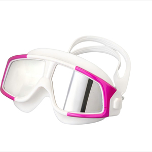 Lunettes de natation anti-buée, étanches, en silicone, pour hommes, pour la course, la piscine, avec grande monture, anti-éclaboussures - Product Image 3