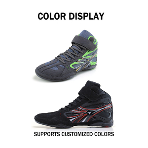 Zapatos de Boxeo Transpirables de Microfibra de Alta Calidad con Diseño Moderno, Color Personalizado, para Entrenamiento Diario de Fuerza y Lucha Libre - Product Image 2
