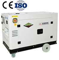 10KW 12KW 15KW Dual-Voltage Mobiler Diesel-Stromgenerator mit Autostart-Schutzsystem, Geräuscharmes Aggregat für Industrielle Anwendungen