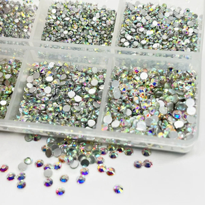 <span class=keywords><strong>OYE</strong></span> STONES 7200 Piezas de Diamantes de Imitación Planos, Diamantes de Imitación Redondos de Cristal para Manualidades, Kit de Pinzas Ss3/4/5/6/8/10 - Product Image 2