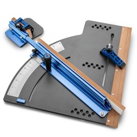 Guide de coupe transversale extensible en aluminium pour scie à table de menuiserie, butée de précision pour coupe à onglet, accessoire de quincaillerie personnalisable, antirouille