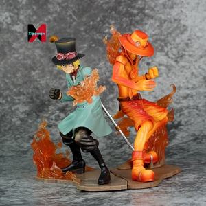 <span class=keywords><strong>One</strong></span> Pieced Movie Stampede Flame Bond Battle Sabo Ace Escena Figura Modelo - Product Image 1