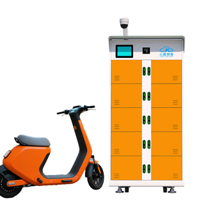 BMS 10 khe cắm xe đạp điện và Xe tay ga trạm trao đổi pin bằng cách hoạt động thuận tiện để sử <span class=keywords><strong>d</strong></span>ụng ngoài trời với tán mư<span class=keywords><strong>a</strong></span> và máy ảnh - Product Image 1