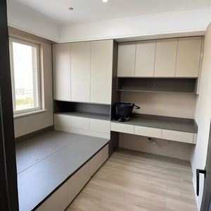 Vente en gros d'usine de meubles de chambre à coucher et de maison en tatami en bois massif de taille Queen personnalisé avec armoire - Product Image 5