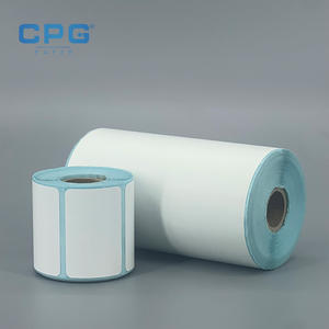 Étiquettes adhésives thermiques personnalisées écologiques 4x6 pouces (100x150mm) 125gsm pour emballage alimentaire et distribution d'épicerie - Product Image 1