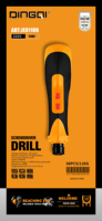 Tournevis électrique sans fil DINGQI 6V, alimenté par piles AAA, perceuse manuelle à double vitesse avec embouts pour l'assemblage de meubles et les réparations DIY
