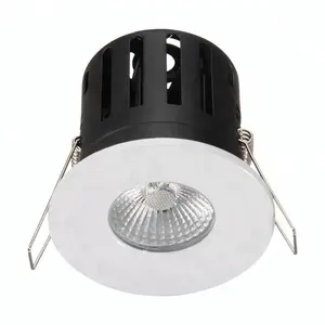 Led Down Lamp Ligtting 8w Fire Rated Recessed Ip65 Led Downlights Cut Out 65mm Lighting and Circuitry Design Aluminum >30,000hrs