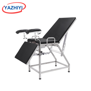 <span class=keywords><strong>Table</strong></span> d'examen gynécologique en acier inoxydable, réglable manuellement, <span class=keywords><strong>table</strong></span> d'accouchement obstétrique, certifiée CE ISO, lit d'hôpital, garantie 1 an - Product Image 1