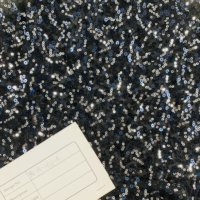 Encaje Bordado, Encaje Francés, Telas de Encaje Elásticas, Encaje con Lentejuelas de Inspiración Africana Negro, Tela de Encaje Marrón Brillante