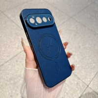 Nouvelle coque de téléphone magnétique de luxe N52 pour Google Pixel 11 10 Pro XL, pare-chocs souple en TPU, coque arrière en cuir PU pour Pixel 9Pro 9A 8A