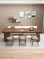 Bureau d'ordinateur exécutif moderne en bois massif Yatu D159 avec rangement au sol, garantie d'un an pour une utilisation à domicile/au bureau