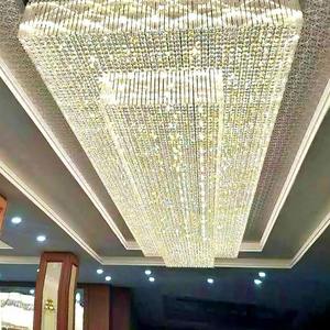 Zeal Lighting Factory Hotel LED Gran cristal Candelabros de cristal de lujo Luz de techo - Product Image 2