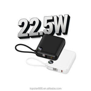 Batterie externe Li-Polymère 10000 mAh ultra-mince, étanche, à charge rapide 22,5 W, Type-C, avec écran LED, certifiée CE/RoHS/FCC pour les cabinets d'avocats - Product Image 2