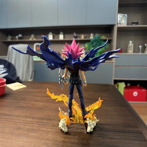 Figurines d'anime <span class=keywords><strong>Yu</strong></span>-<span class=keywords><strong>Gi</strong></span>-<span class=keywords><strong>Oh</strong></span> de haute qualité, figurine de monstres de duel, figurine Yami Yugi, statue de monstres de duel, modèle en PVC, collection de poupées, cadeau - Product Image 3