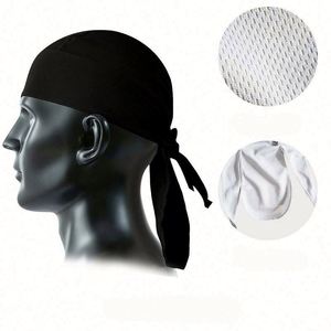 Wholesale Custom Outdoor Cycling Multi-Color Adult Street Dance Kerchief Durags Hip-Hop <b>Head</b> <b>Wrap</b> Men Polyester Breathable - Product Image 2