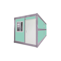 Construction rapide Maison Préfabriquée 20ft 40ft Modulaire Conteneur Pliant Maison Camping Pliable Petit Petit Conteneur Maison Moderne Bureau À Domicile