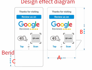 Tarjeta de Membresía NFC con Código QR de PVC Reutilizable, Mini Etiqueta RFID Impermeable para Hotel, Tipo ISO1443, Compatible con Google y <span class=keywords><strong>Facebook</strong></span> - Product Image 3