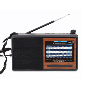 Factory Retro Portable FM AM SW 1-6 Band Radio X Bass <b>Speaker</b> BT MP3 Player Dual Power Rechargeable Dry Cell Powered with Strap - Product Image 1