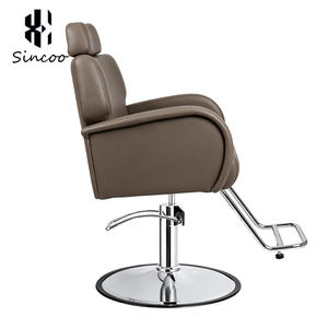 Silla de Peluquería Moderna para Salón de Belleza, con Reposacabezas Ajustable y Asiento Reclinable, para Barbería - Product Image 4