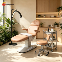 Table de massage électrique de luxe à 3 moteurs pour salon de beauté moderne, lit de cils cosmétique personnalisé – Offre Spéciale
