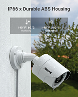 Système de sécurité CCTV ANNKE 8CH 3K Lite H.265+ DVR hybride avec 4 caméras tourelles TVI 1080P jusqu'à 30m Smart IR avec disque dur 2 To