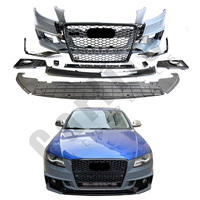 Applicable pour Audi A4 B8 2009-2012 Facelift jusqu'à 2019 Modification de style RS4 Grille Pare-chocs avant Kit carrosserie.