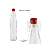 Bouteille en verre personnalisable avec bouchon à vis pour sauces (soja, tomate, ketchup, huile de piment) – Formats 100ml, 90ml, 5oz, 150ml – Vente chaude