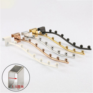 Accessori per Espositori a Parete in Metallo per Supermercati, Pannelli a Griglia, Ganci Dorati per Esposizione - Product Image 3