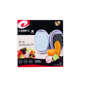 Râpe à radis 6 pièces, colorée, avec base à ventouse, pour hacher les légumes et les fruits - Product Image 1