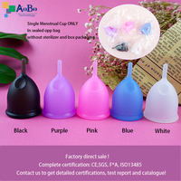 Copa Menstrual de Silicona de Grado Médico 100%, Reutilizable, Suave y Ecológica, Juego para el Cuidado Menstrual, Gran Oferta
