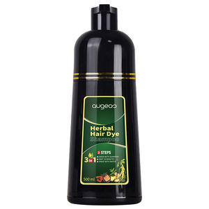 Tinte para el Cabello de Color Personalizado de Fábrica China, Productos Naturales para Teñir el Cabello, Tinte Líquido para Cubrir las Canas, Champú para Teñir el Cabello con Hierbas Negras - Product Image 2