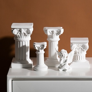 Statua della Dea della Libertà in Resina Stile Nordico, Portacandele, Modello per Finestre, Mini Accessori per Set Fotografici, Decorazioni Delicate - Product Image 1