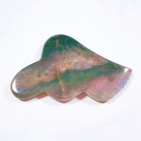 Outil de massage Gua Sha en forme de cœur en agate mousse minceur SPA Diy Vente chaude